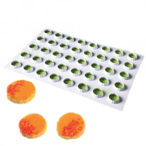 Plate cut out scalloped round shapes - Img 1
