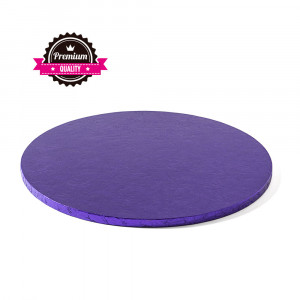 Platou Tort Rotund Violet, Ø 35 x H 1.2 cm
