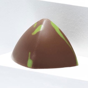 Polikarbonát forma 12 csokoládé praliné, 4,5 x 4,5 x h 3,3 cm, 27,5x17,5 cm, 34 gr, 34 g - Img 1
