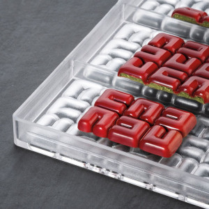 Polycarbonate mould ChocoBAR Ola range - 3 tablets - Img 3
