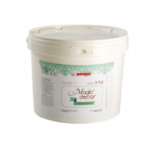 Premix Pasta Zahar Dantela Magic Decor Alba, 3 Kg