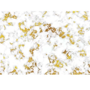 Printed Sugar Paste, Wedding Marble Pattern White and Gold, 60x41 cm, Set of 4 pieces - Img 1
