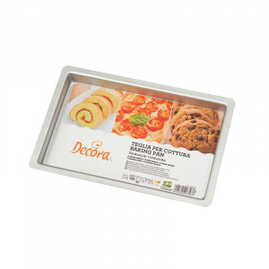 Rectangular Tray Straight Edges, 28x17.8xH2.5cm, Anodised Aluminium