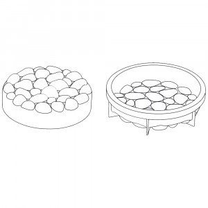 Rocky 3D Silicon Cake Tin Ø18xH5cm - Img 2
