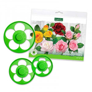 Rose Petal Cutters - Set of 3 pieces - Img 1