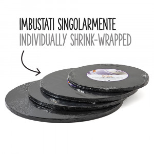 Round Black Cake Dish, Ø 30 x H 1.2 cm - Img 3