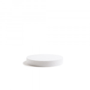 Round polystyrene mould R 15 x H 5 cm