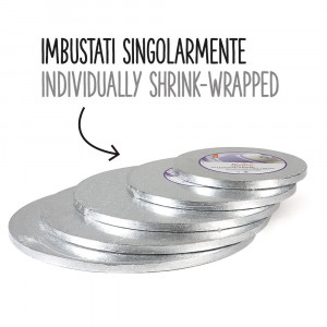 Round Silver Round Cake Dish, Ø 45 x H 1.2 cm - Img 3
