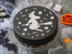 Sablon Plastic Decor Top, Halloween Witch Ø 25 cm - Img 2
