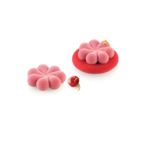 Silicon Decor Top/Insertion Blossom Ø 6,7 x H 2 cm, 8 üreg x 45 ml