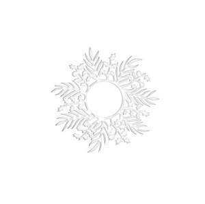 Silicon Decor Wreath Ø 14.5 x H 2 cm - Img 2