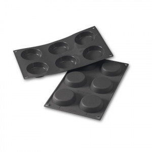 Silicon discs Ø7xH1.7cm, 6 cavities