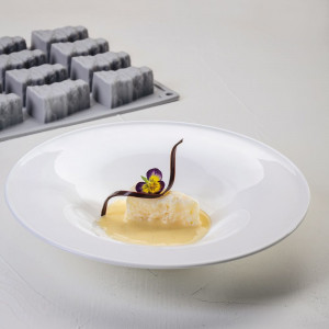 Silicon Gourmand Cheese mould 5.7 x 3 x H 2.7 cm, 16 cavities, 26 ml - Img 1