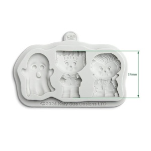 Silicon Halloween mould, 3 Subjects Ø 5.2 - 5.7 cm - Img 3