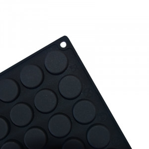 Silicon lozenge mould Ø2.7xH1.1cm, 40 cavities - Img 2