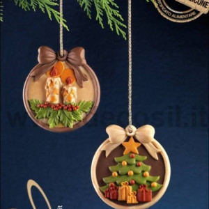 Silicon mould Candle decoration, Ø 11.5 x H 1.5 cm - Img 3