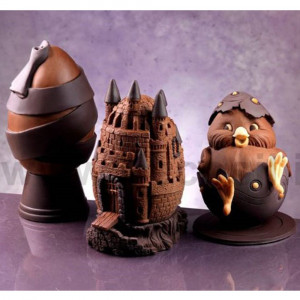 Silicon Moulding Medium Egg with Pouch, Ø 12 x H 18.5 cm - Img 2