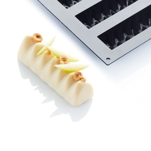 Silicon Ritmo forma 12,8 x 3,6 x H 3,25 cm, 6 üreg, 108 ml