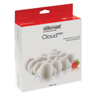 Silicon Tort 3D Cloud 1600 cake mould, 20 cm x 20 cm x 5.5 cm - Img 3