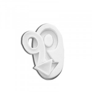 *Silicone mould Digit 9, 5.9 x 2.5 cm (SLK 009) - Img 1