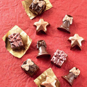 Silicone mould Praline Silikomart Christmas 3.4 x 3.4 x H1.85 cm, 4 ml, 12 cavities (SCG06) - Img 2