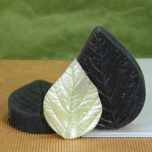 Silicone Moulding Silicon Sharp Leaf with Straight Edges, 8 x 6 cm - Img 1