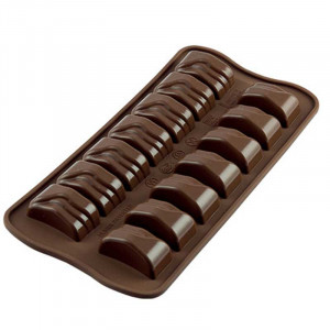 Silicone Praline mould Silikomart Praline Jack 3.7 x 3 x H 2 cm, 8 ml, 14 cavities (SCG09) - Img 1