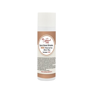SPRAY Bronz Perlat, Colorant Alimentar Liposolubil 250 ml, Azo Free