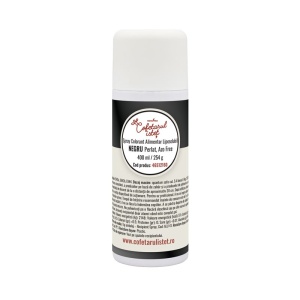 SPRAY Gyöngyházfekete - Zsírban oldódó ételfesték 400 ml, Azo mentes