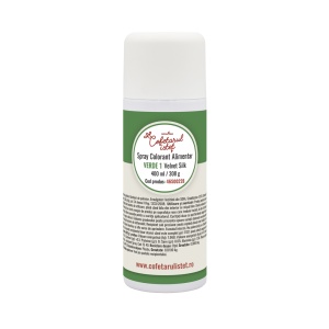 SPRAY VELVET Silk – Хранителен оцветител, зелен, Pantone 363 U, 400 мл