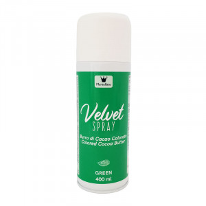 SPRAY VELVET - Tengerzöld élelmiszer-színezék E171 nélkül, 400 ml