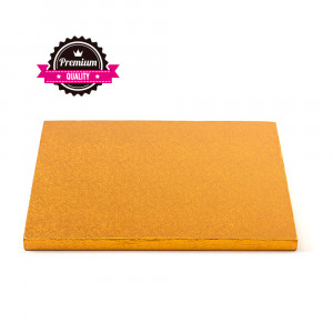 Square Cake Dish Orange, 35 x 35 x H 1.2 cm - Img 1