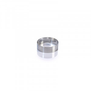 Stainless steel round Ø 12 x H 4 cm