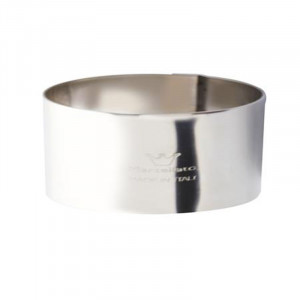 Stainless steel round Ø 20 x H 6 cm - Img 1