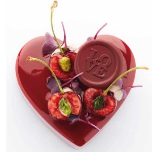 Stampila pentru Sigiliu Decoruri Ciocolata Model Love Ø 6 cm - Img 2