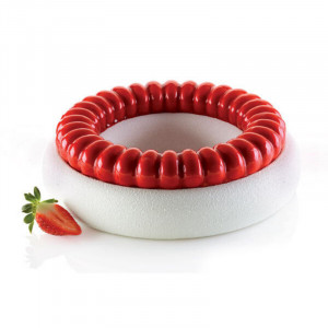 Symphony 3D Silicon Cake Tin Ø 24 x H 4.7 cm - 3 pieces - Img 1