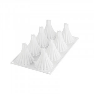 Szilikon asztro forma Ø 6,7 x h 7,9 cm, 8 üreggel - Img 2