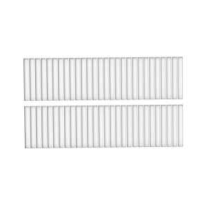 Szilikon dekor/beillesztési forma, téglalap alakú 7,8 x 0,9 x H 0,4 cm, 56 üreg, 3 ml - Img 3