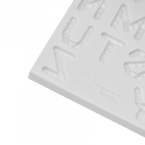 Szilikon forma Alphabet Little Alphabet Builder H 2,2 cm - Img 3