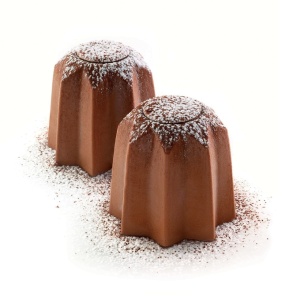 Szilikon forma Pandoro Monoportii Ø 7,65 x H 7,4 cm, 30 üreg, 188 ml (SQ053) - Img 1