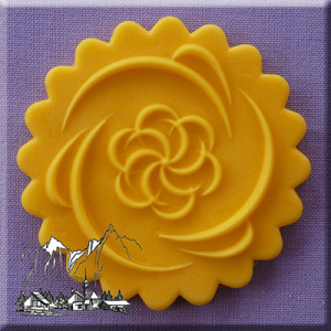 * Szilikon forma Top Cupcakes - Spirál virág, Ø 5,6 cm