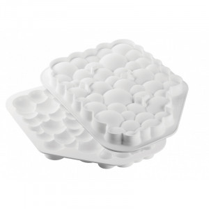 Szilikon IceCream-Bubble Gel IceCream - 2 x formák készlet 33,1 x 23 x H 2,3 cm - Img 3