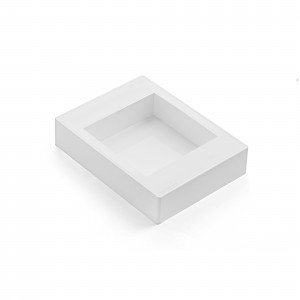Szilikon tortaforma 12 x 12 x H 5 cm, térfogat 714 ml