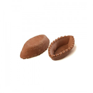 Tart Shells Sweet Cocoa Barnacle Tarts, 7 x H 2 cm, Tedesco, 250 pieces