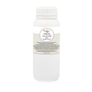 Transparent Azo Free Liquid Coating for White Chocolate Printing, 500 ml