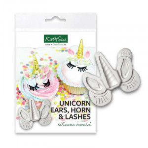Unicorn Fashion szilikon divatformázás Katy Sue, 2 dekorációval