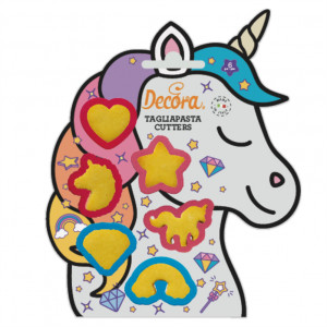 Unicorn Stories - Plastic Unicorn Cutters Ø 4 x H 2.2 cm, Set 6 pcs - Img 2