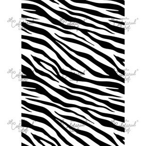 Vafa imprimata Texturi Model 4 Zebra, A4 - Cofetarul Istet