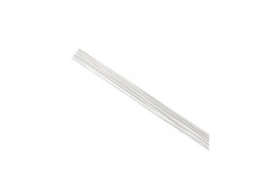 White Stems, 28 Gauge, Ø 0.5 mm x H 40 cm, Set of 50 pieces - Img 2