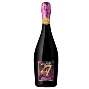 Вино 27 Opere Lambrusco Amabile Amabile Roze Demidulce - Cantine Ceci - 0.75 L